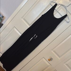 Versatile Black Sleeveless Romper